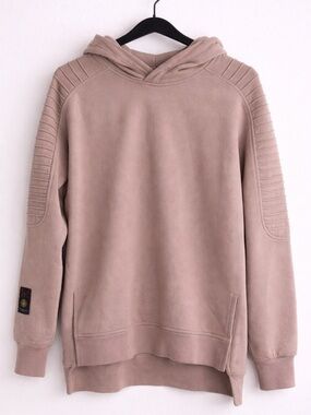 Women's Hooded Pullover Jacket in Dusty Rose